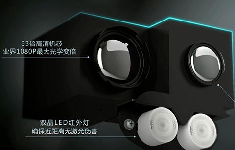 【三維動畫展示】激光安防監控設備
